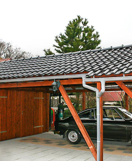 Dachbau Carport